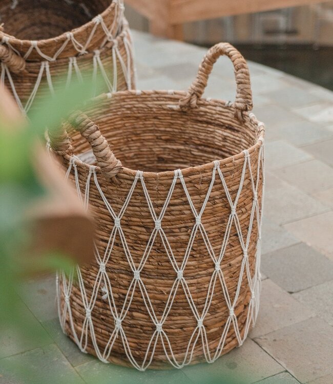 Wasmand | Plantenmand GARIAU van bananenvezel (3 maten)