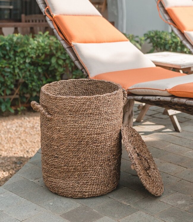 Opbergmand IKAT | Wasmand | Mand met deksel | Mand met deksels