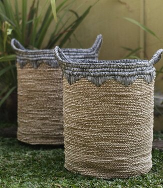 Wasmand NIAS | Plantenmand | Grote opbergmand van zeegras (2 maten)