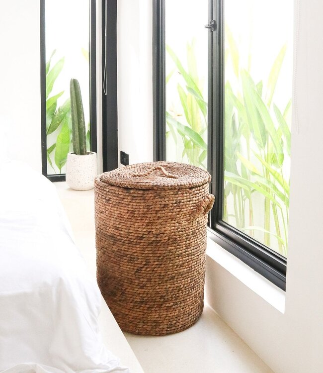 Opbergmand IKAT | Wasmand | Mand met deksel | Mand met deksels