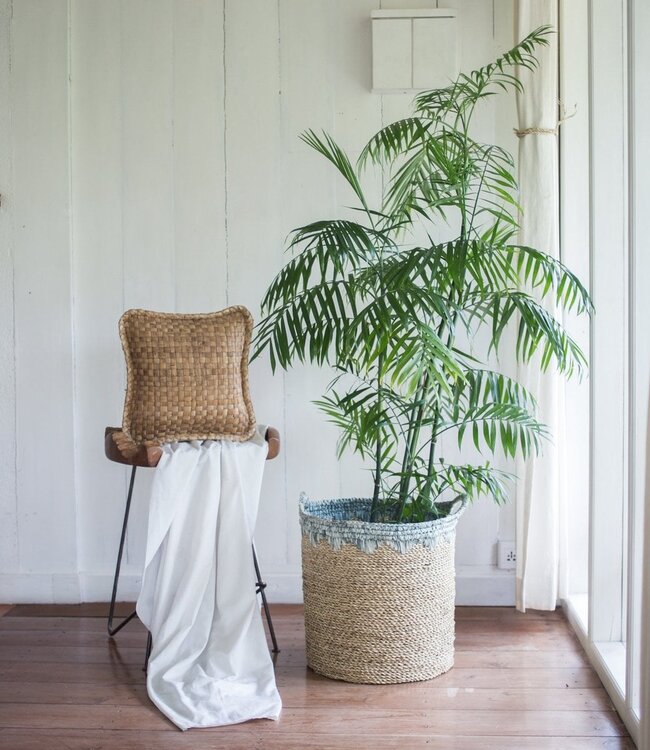 Wasmand NIAS | Plantenmand | Grote opbergmand van zeegras (2 maten)