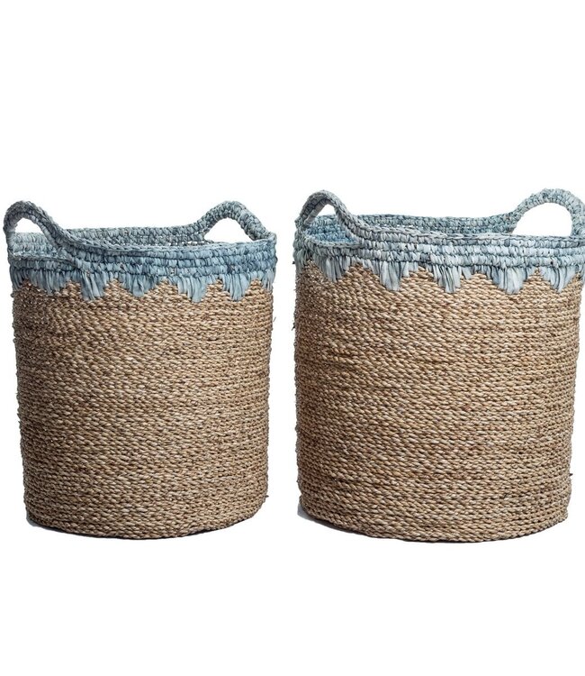 Wasmand NIAS | Plantenmand | Grote opbergmand van zeegras (2 maten)