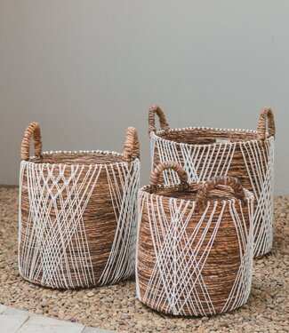 Wasmand | Plantenmand | Opbergmand JUWANA gemaakt van bananenvezel