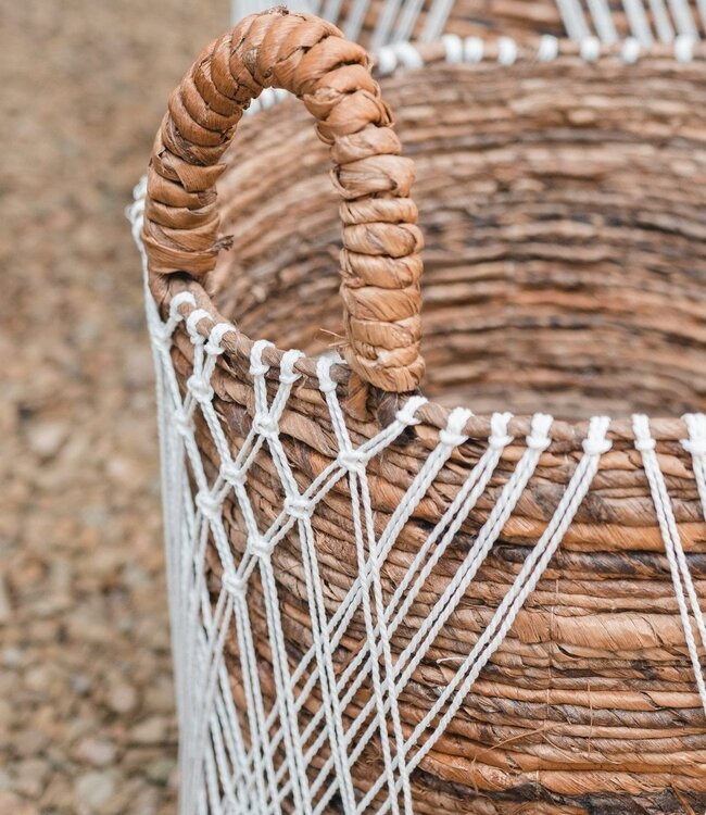 Wasmand | Plantenmand | Opbergmand JUWANA gemaakt van bananenvezel