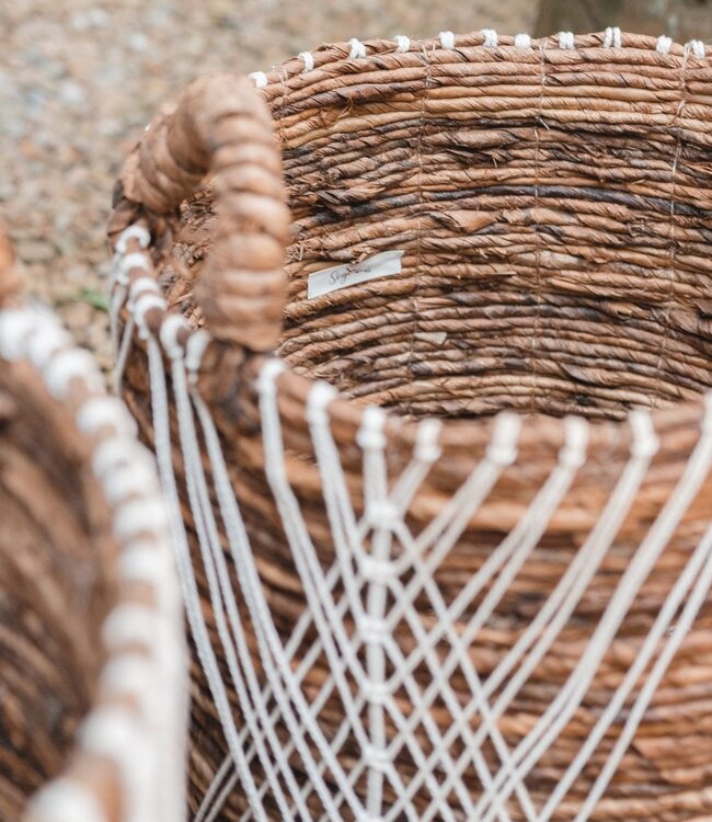 Wasmand | Plantenmand | Opbergmand JUWANA gemaakt van bananenvezel