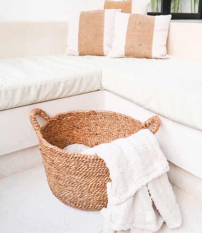 Wasmand | Plantenmand | Opbergmand SAMU van waterhyacint (3 maten)