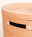 Wasmand met deksel Opbergmand van rotan SARI (2 maten)