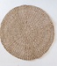 Zeegrasvloerkleed rond 100/120 cm – vloerkleed in bohostijl – rond vloerkleed naturel – handgeweven beige natuurvloerkleed (2 maten) LOKA