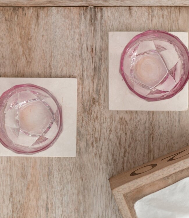 Marmeren onderzetter MEWALI set van 4 of 8