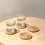 Onderzetters geweven van zeegras Set van 4 of 8 handgemaakte ronde onderzetters SUKU