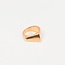 Minimalistische ring 18k verguld - gouden ring 925 zilver goud vermeil - driehoekige statement ring - JIMBARAN
