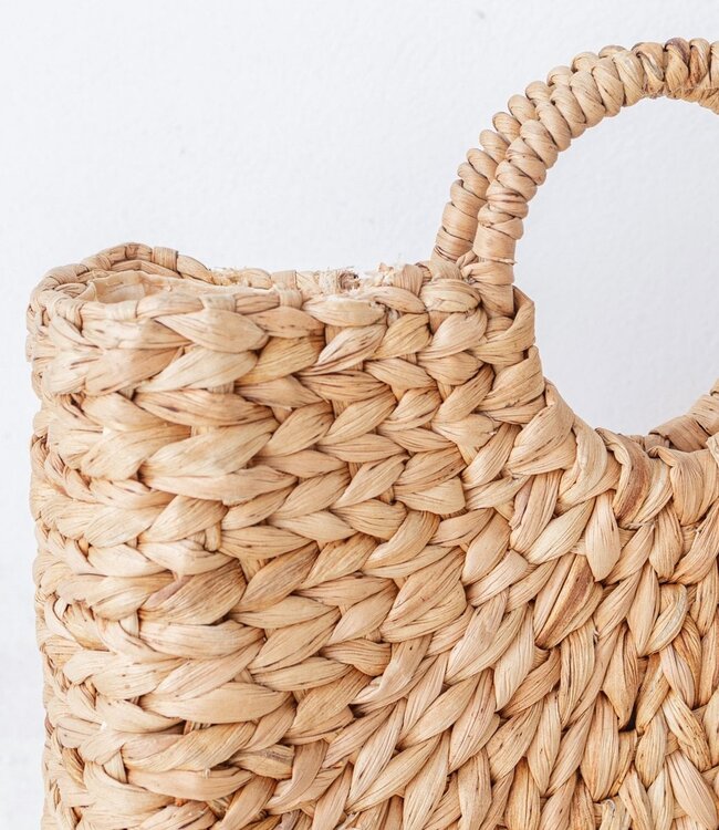 Geweven zomertas | Boodschappentas SAMBAS gemaakt van waterhyacint