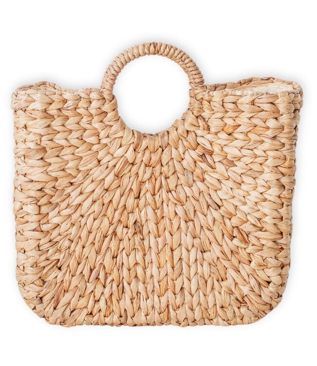 Geweven zomertas | Boodschappentas SAMBAS gemaakt van waterhyacint