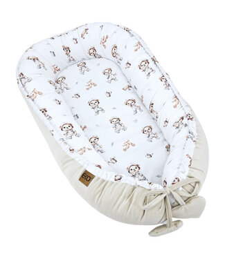 EkoKids Fluwelen babycocon Tuinierbeer