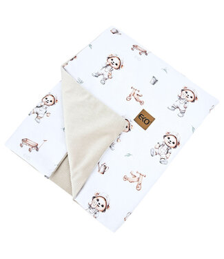 EkoKids Educatief speelkleed met voering Fluwelen Tuinierbeer