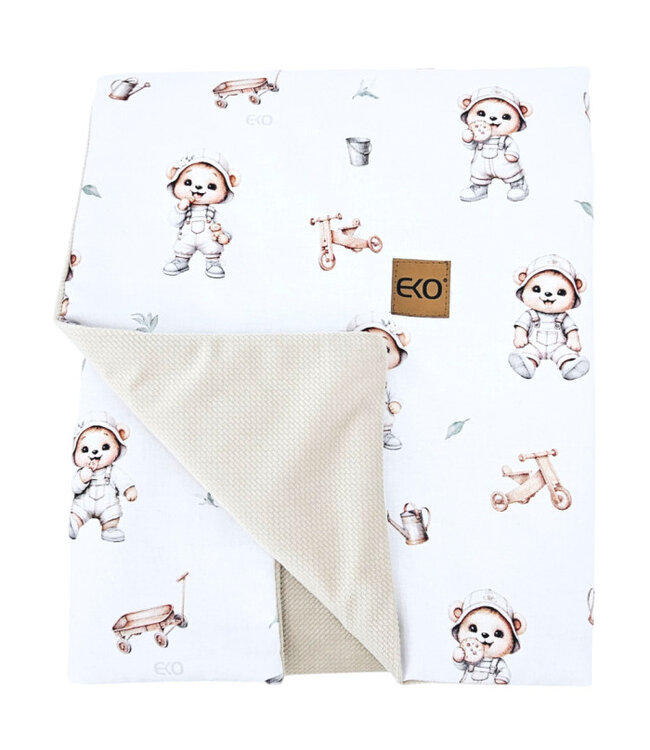 Educatief speelkleed met voering Fluwelen Tuinierbeer