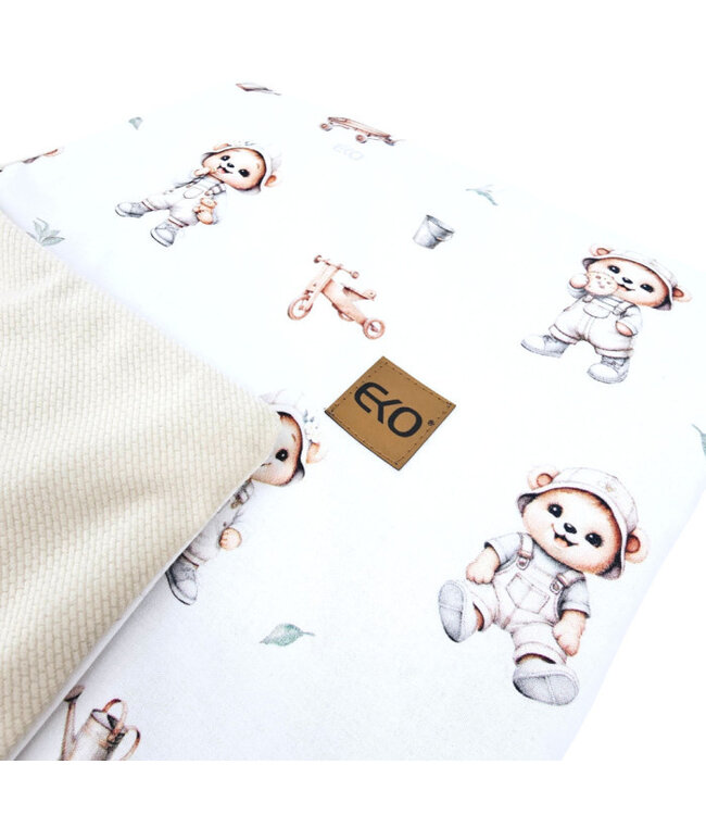 Educatief speelkleed met voering Fluwelen Tuinierbeer