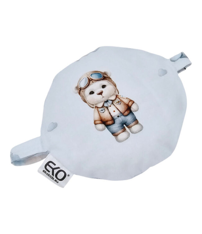 Kersenpitkussen 15 x 15 cm PILOT BEAR