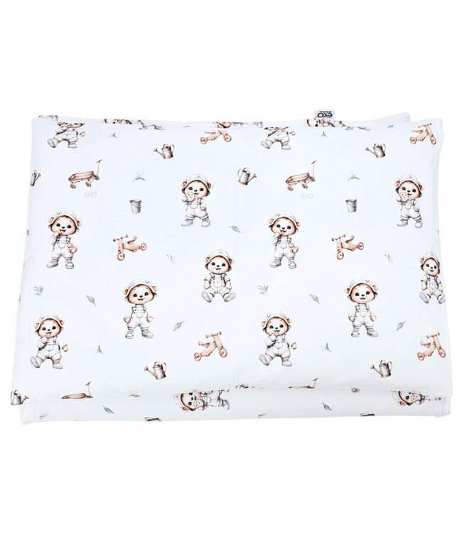 Bedrukte katoenen dekbedovertrekset - 2-delig 135x100 cm TUINIERBEER