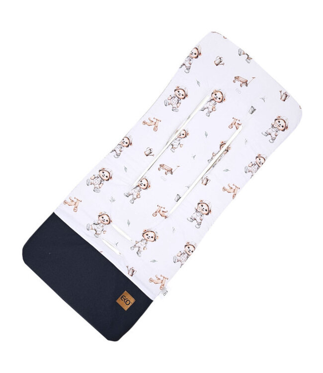Inlegkussen voor kinderwagen met traagschuim MEMORY GARDENER BEAR