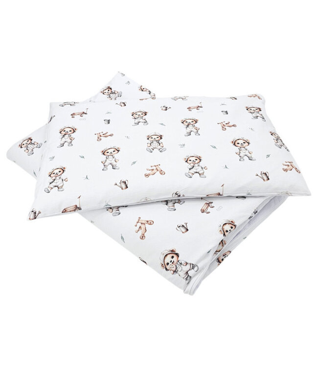 Bedrukte katoenen dekbedovertrekset - 2-delig 135x100 cm TUINIERBEER