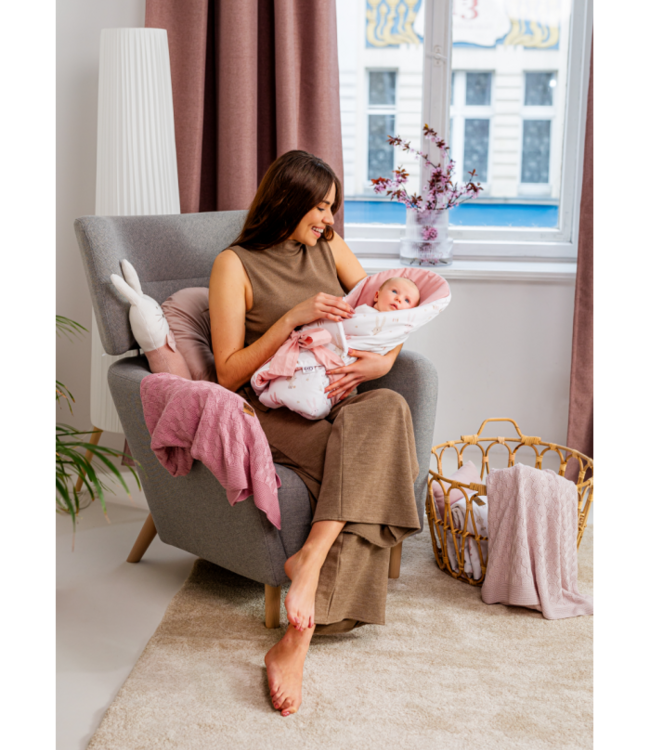 Bedrukt katoenen kegel met kokosvulling BALLERINA-MUIS