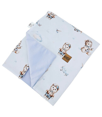 EkoKids Educatieve speelmat met voering Fluwelen Pilootbeer