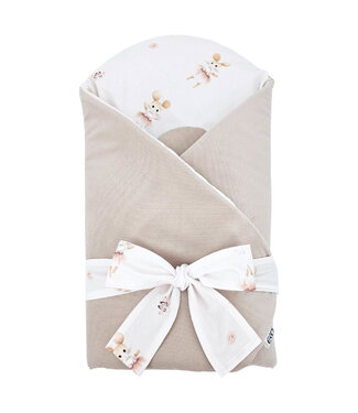 EkoKids Katoenen kegel met fluwelen ballerina-muis