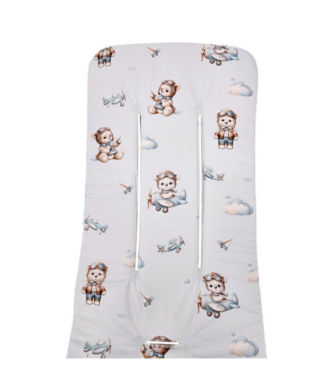 Inlegkussen voor kinderwagen met traagschuim MEMORY PILOT BEAR