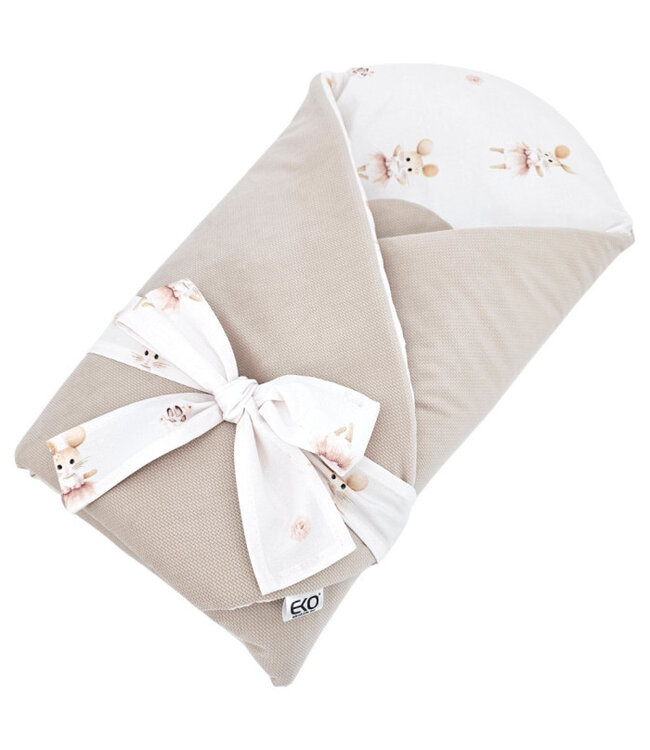 Katoenen kegel met fluwelen ballerina-muis