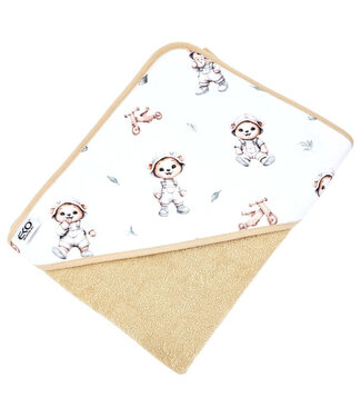 EkoKids Badjas TUINIER BEER/BEIGE