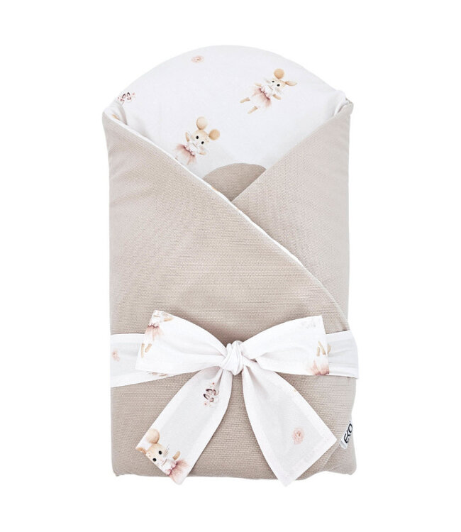 Katoenen kegel met fluwelen ballerina-muis