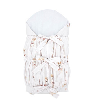 EkoKids Bedrukt katoenen kegel met kokosvulling BALLERINA-MUIS