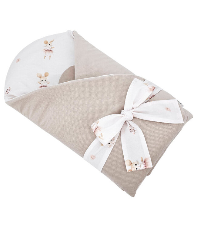 Katoenen kegel met fluwelen ballerina-muis