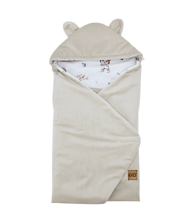 Babyautostoel slaapzak fluweel 3- en 5-puntsgordels Tuinierbeer