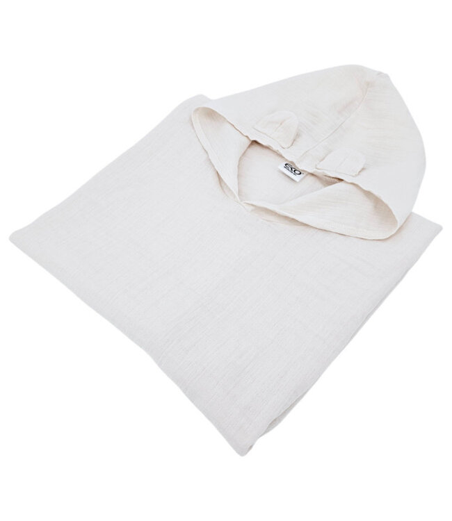 Mousseline Poncho BEIGE