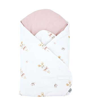 EkoKids Babydraagdoek zonder kokos Ballerina-muis