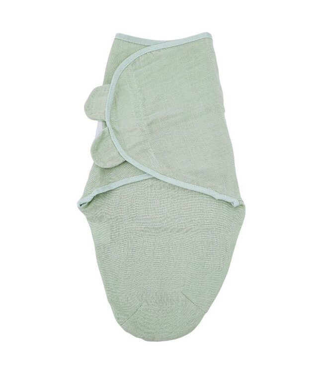 Baby mousseline wikkel 3-6 kg mint