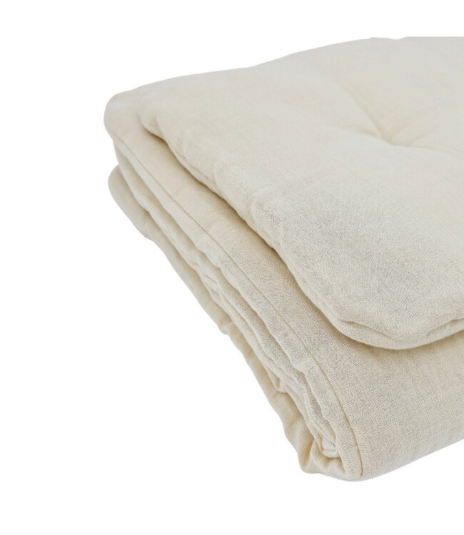 Mousseline ledikantbeddenset LATTE