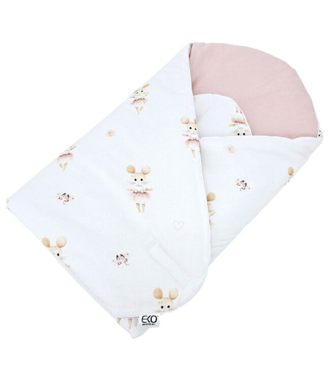 Babydraagdoek zonder kokos Ballerina-muis