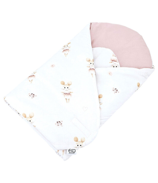 Babydraagdoek zonder kokos Ballerina-muis