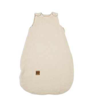 EkoKids Mousseline slaapzak maat M latte