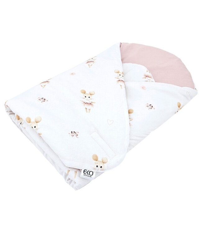 Babydraagdoek zonder kokos Ballerina-muis
