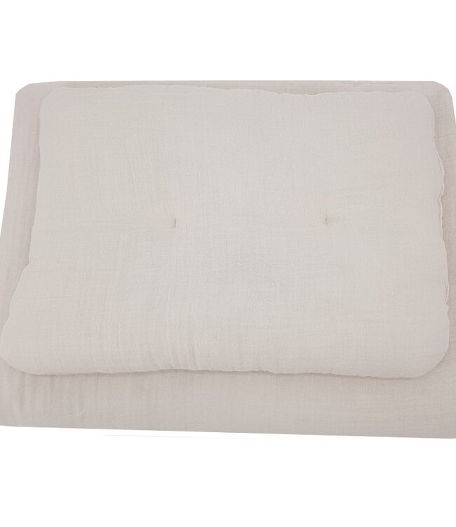 Hydrofiel wiegbeddengoedset BEIGE