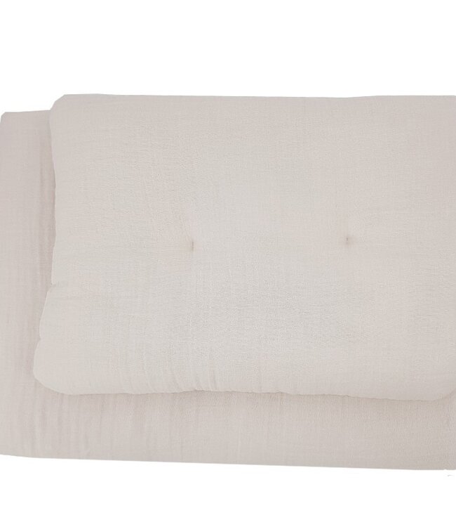 Hydrofiel wiegbeddengoedset BEIGE