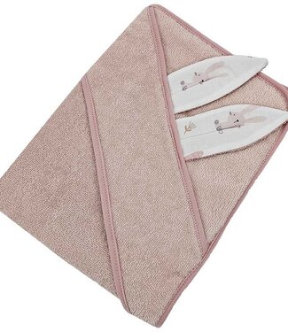 EkoKids Katoenen badjas Konijn/roze