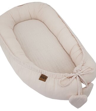 EkoKids Mousseline babynestje BEIGE