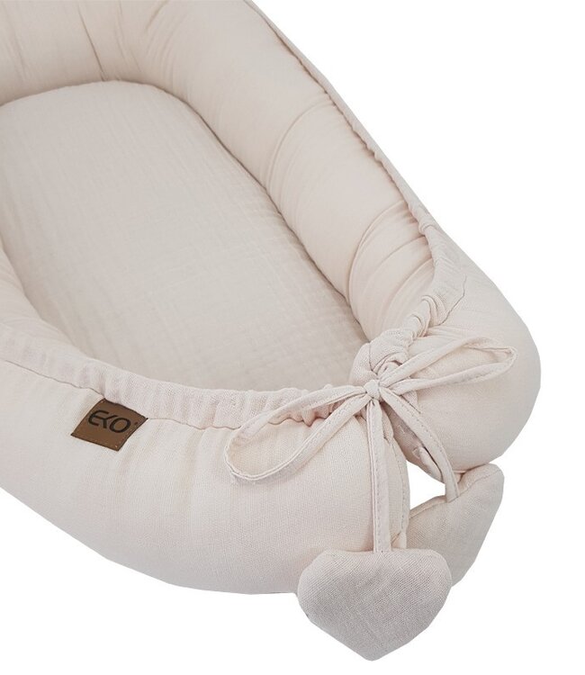 Mousseline babynestje BEIGE