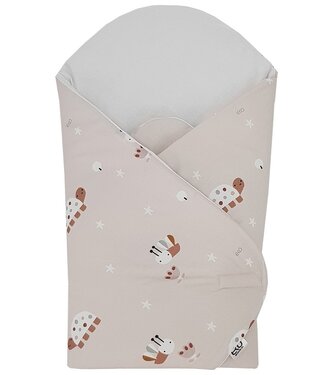 EkoKids Bedrukt katoenen wikkeldoek BIJEN