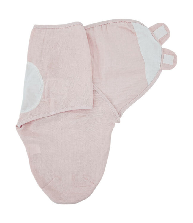 Baby mousseline wikkeldoek 3-6 kg roze